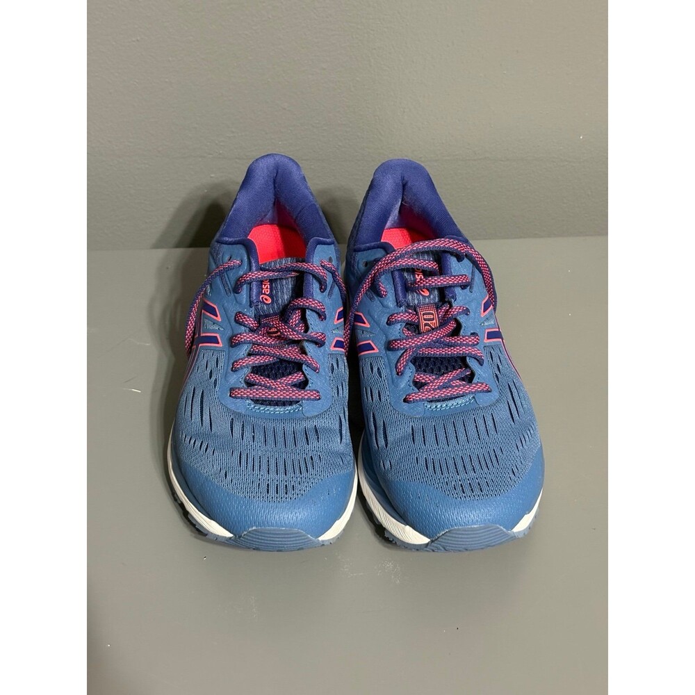 ASICS GEL-Cumulus 20 Women's Running Shoes - Size 7.5 WIDE - Blue / Pink - Like